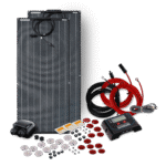 Dakota Lithium 200-Watt Solar Panel & RV Roof Mount Kit